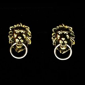 Lion Head Door Knocker Cuff Links